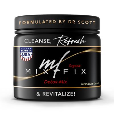 Full Spectrum Detox Powder - Natural Daily Cleanse for Digestive Health &amp; Vitality - Plant Based Vegan Liver Cleanse Powder - Gently Supports Body Detoxification Raspberry Lemon 30 Servings