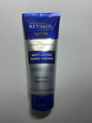 RETINOL MEN Men&#39;s 3.4oz Retinol Anti-aging Hand Cream