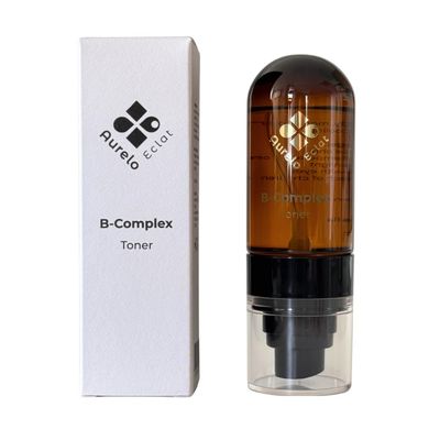 Aurelo Eclat B-Complex Toner with Niacinamide &amp; Witch Hazel, 50ml - Hydrating &amp; Clarifying Toner for Balanced, Radiant Skin