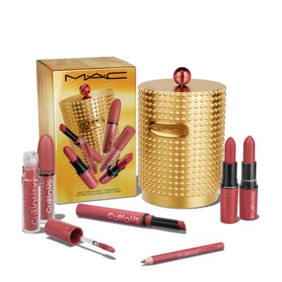 MAC Cosmetics Limited Edition Stay Curious Party Crew Vault - 4 Lipsticks - Lipgloss and Lip Pencil