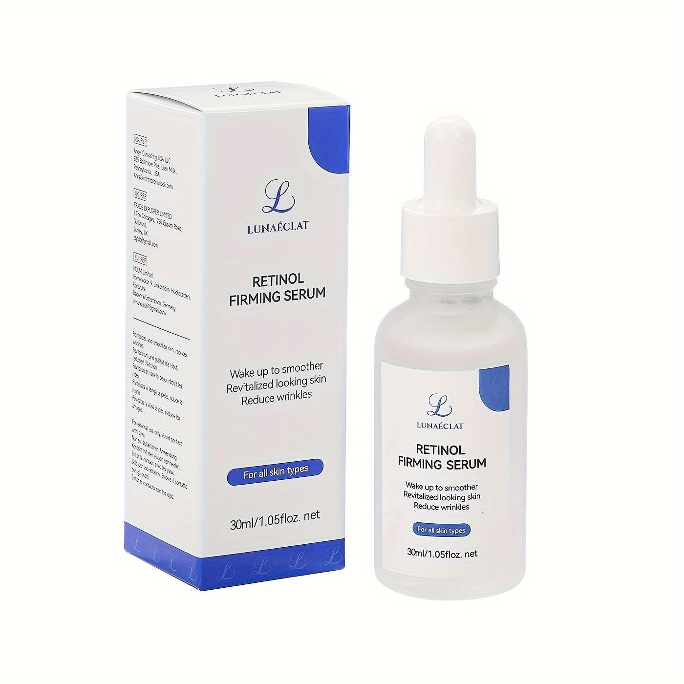 Retinol Firming Serum Skin Firming Smoothing lmprove Elasticity Refreshing Texture Good Absorption For All Skin Types 30ml 1.05 Fl.0z