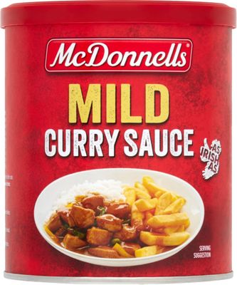 McDonnells Mild Curry Sauce 1L Tub 200g 7oz