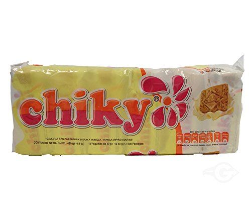 Pozuelo Chiky Vanilla Cookie 16.9 oz - Galletas de Vainilla Pack of 1