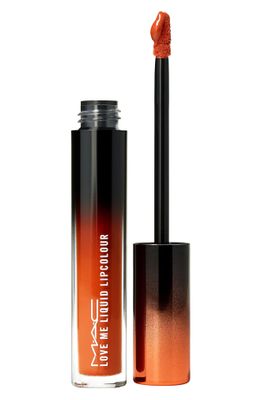 LOVE ME LIQUID LIPCOLOUR - MY LIPS ARE INSURED INTENSE BURNT ORANGE