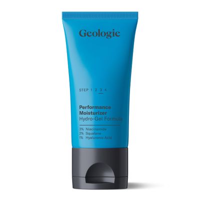 Geologie Oil Free Gel Moisturizer Cooling, Ultra Light Daily Face Moisturizer with Hyaluronic Acid, Niacinamide,and Squalane 75 ML 100 Day Supply