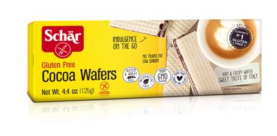 Schar Gluten Free Cocoa Wafers, 4.4 oz., 6-Pack