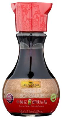 Lee Kum Kee Premium Light Soy Sauce 5.1 oz - 6 Pack, Umami, All-Purpose Seasoning, Perfect for Stir-Frying, Stews, Gravy, Dipping, and Sauce Mixes
