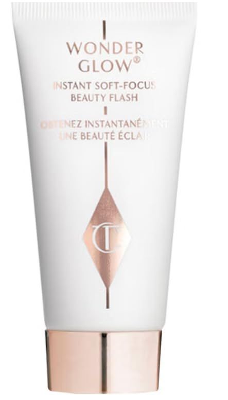 Charlotte Tilbury&#39;s Wonderglow Face Primer 15ml - Dewy Finish, Cream Form, Face Primer