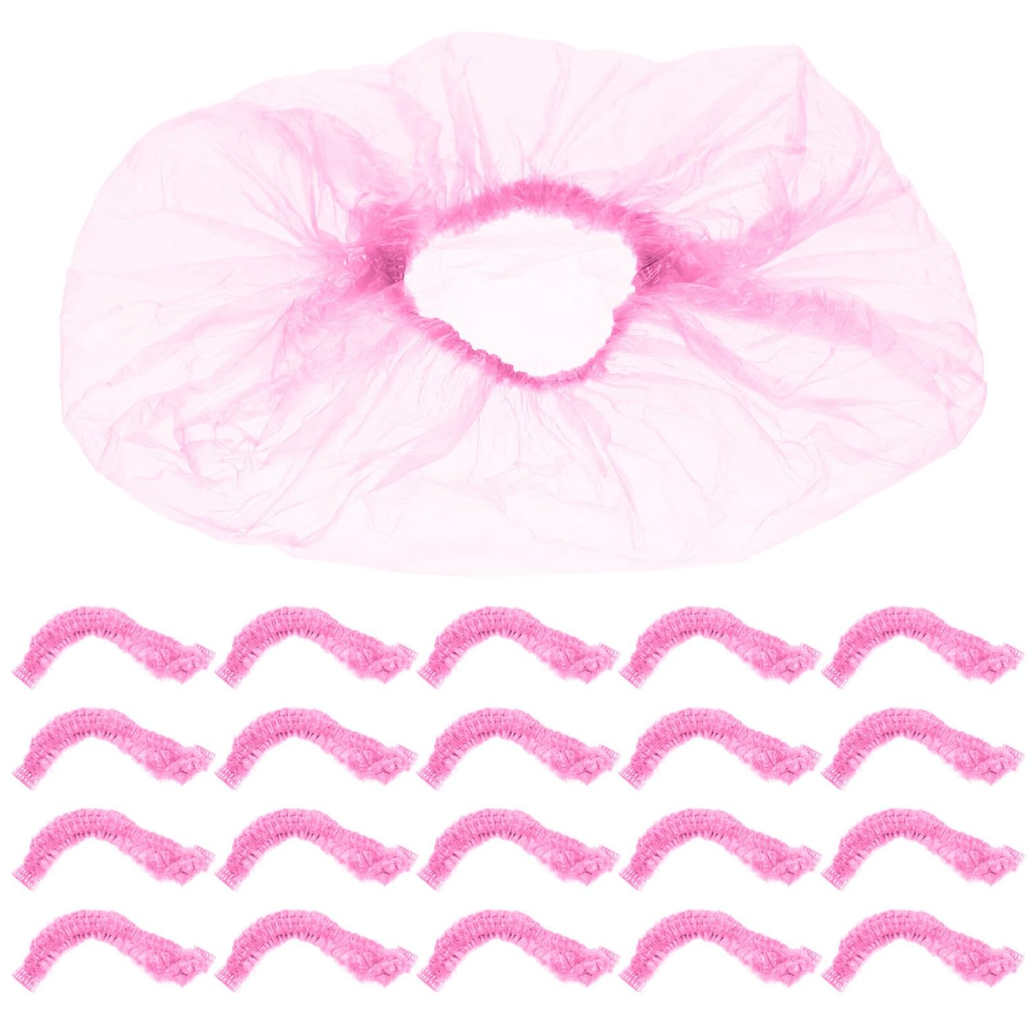 300pcs Disposable Pedicure Spa Liners, Pink Pedicure Liners, Small Foot Tub Bags, Pedicure Bowl Liners Facial Beauty Liners for Facial Mask Spa Skin Care Bowls