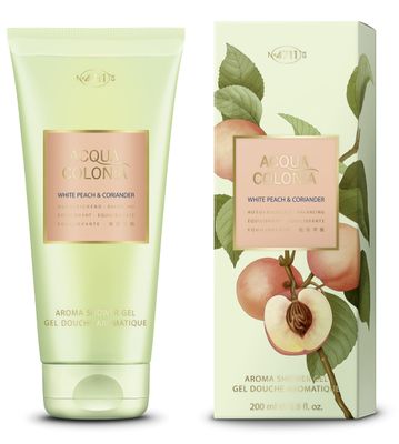 Muelhens 4711 Acqua Colonia White Peach and Coriander for Women - 6.8 oz Shower Gel