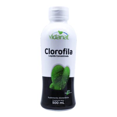 Vidanat Liquid Chlorophyll 500ml - Natural Detox, Immune Support &amp; Energy Booster - Helps Digestion, Freshens Breath &amp; Promotes Alkaline Balance