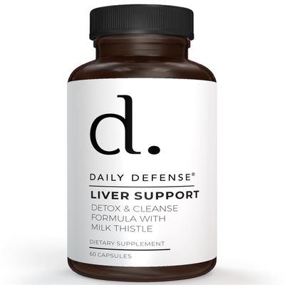 Daily Defense Liver Cleanse and Detox &amp; Repair Formula - Liver Support Supplement with Artichoke Extract for Liver Health - Milk Thistle Liver Detox with Dandelion Leaf Extracts - 60 Capsules