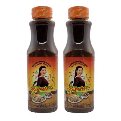 Sunaree Thai Fermented Fish Sauce Nam Pla La Authentic Brand from Thailand Papaya Salad dressing 350ml, 2