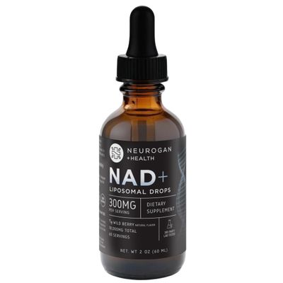 Neurogan NAD Liposomal Drops - 300mg Per Serving, 18,000mg Total - Liquid Drops Supplements - Cellular &amp; Immune Support Supplement - Nicotinamide Adenine Dinucleotide for Women &amp; Men