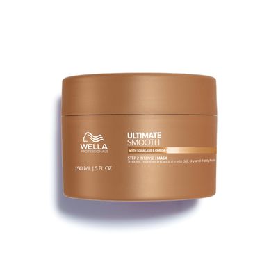 Wella Professionals ULTIMATE SMOOTH Intense Mask Nourishing Treatment for Dry &amp; Frizzy Hair With Squalane &amp; Omega 9 5.7 Fl Oz.