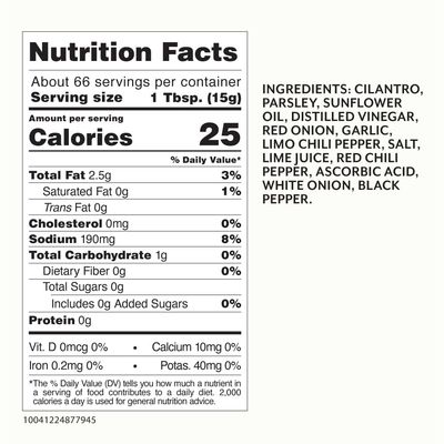 Roland Foods Chimichurri Sauce, 35.2 Ounce Jar, Pack of 1