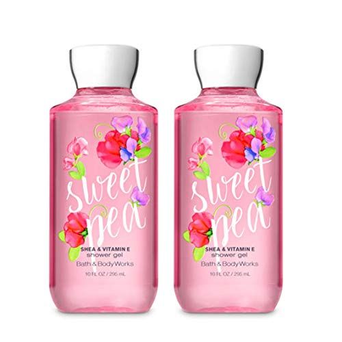 Bath &amp; Body Works Sweet Pea Shower Gel 10 Oz SET of TWO