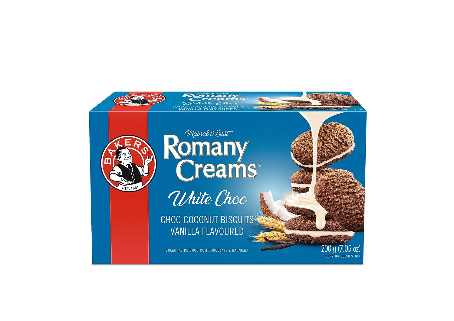 Bakers Romany Creams Vanilla, 7.05 Ounce Pack of 1