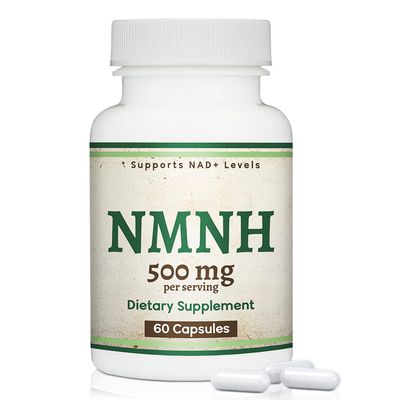 NMNH NMN Supplement Dihydronicotinamide Mononucleotide 500mg Per Serving, 60 Count 30 Servings, NAD Supplement to Boost NAD Levels Gluten Free, Non-GMO