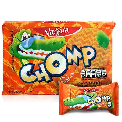 Victoria Galletas Chomp con Sabor Naranja Peruvian Orange cookies 2 Pack