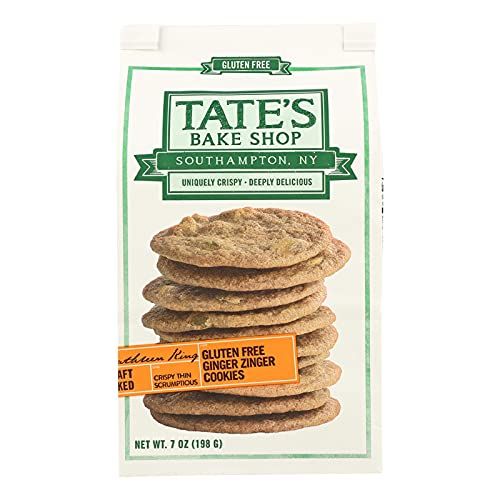 Tate&#39;S Bake Shop Gluten Free Ginger Zinger Cookies 7 Oz Pack of 12