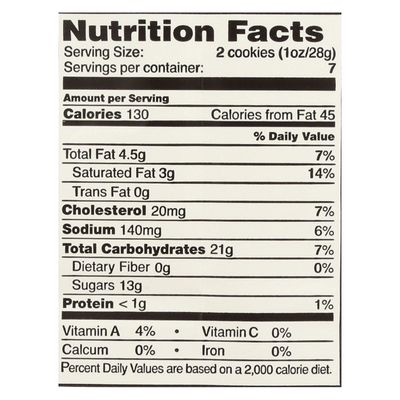 Tate'S Bake Shop Gluten Free Ginger Zinger Cookies 7 Oz Pack of 12