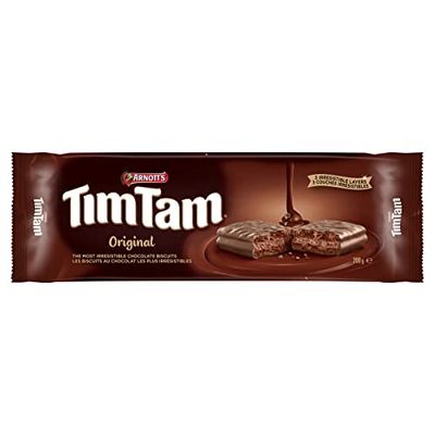 Arnott's Tim Tam Chocolate Biscuits, 200 Grams7.05 Ounce, Original