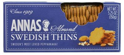Anna&#39;s Swedish Thins Almond -- 5.25 oz Pack of 2