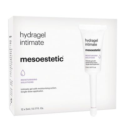 mesoestetic Hydragel Intimate - 5 ml Moisturizing Gel for Feminine Comfort &amp; Skin Care - 12 x 5 ml - Dry, Sensitive Skin - Cruelty Free, Natural with hyaluronic acid and retinol