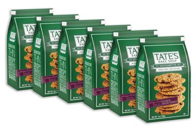 Tate&#39;s Bake Shop Oatmeal Raisin Cookies, 7 Oz Pack of 6