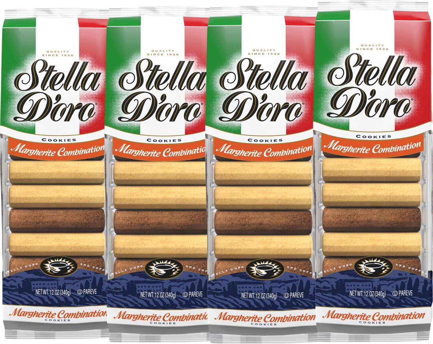 Stella D&#39;oro Margherite Combination Cookies 12 oz. Package 4 Pack
