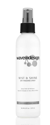 Design Essentials Wave By Design Mist &amp; Shine Dry Finishing Spray - Moisturizes &amp; Add Shine - 8 Oz