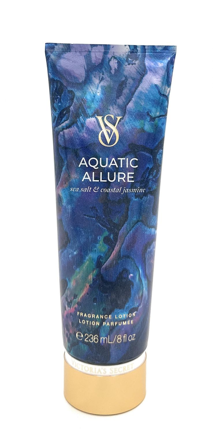 Victoria&#39;s Secret Fragrance Body Lotion Glistening Cove Collection 8.0 Fl Oz Medium, Aquadic Allure