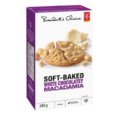 President&#39;s Choice White Chocolate MACADAMIA NUT Cookies IMPORTED FROM CANADA