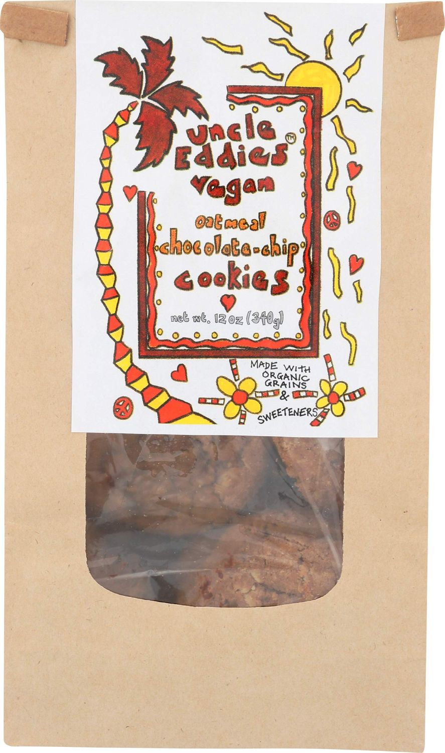 Uncle Eddie&#39;s Vegan, Oatmeal Chocolate Cookie, 12 oz