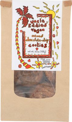 Uncle Eddie&#39;s Vegan, Oatmeal Chocolate Cookie, 12 oz