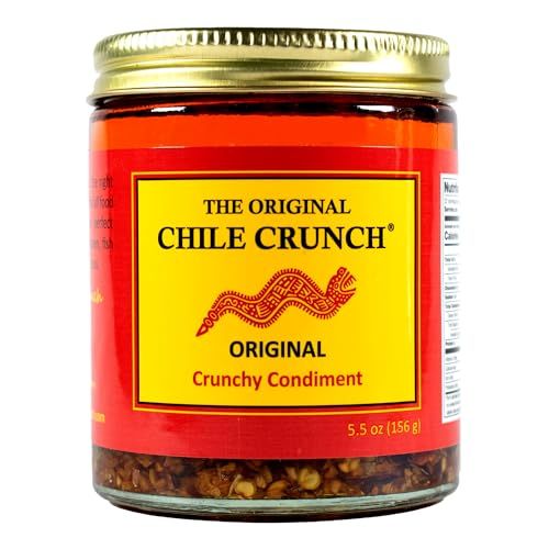 Chile Crunch - A Crunchy All Natural Spicy Condiment Original - 1 Jar
