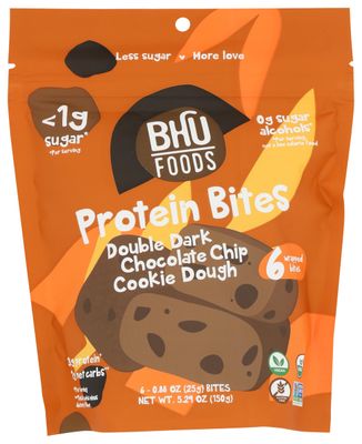 BHU Foods, Cookies Keto Double Dark Chocolate Chip, 5.3 Ounce