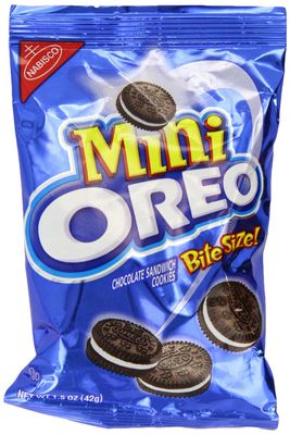Oreo Miniature Cookies, 1.5-Ounce Units Pack of 60