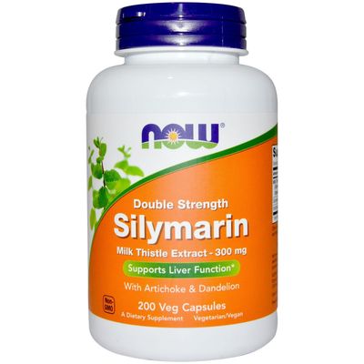 Now Foods SilymarinMilk Thistle Extract 2X - 300Mg, 200 Vcaps Pack of 2