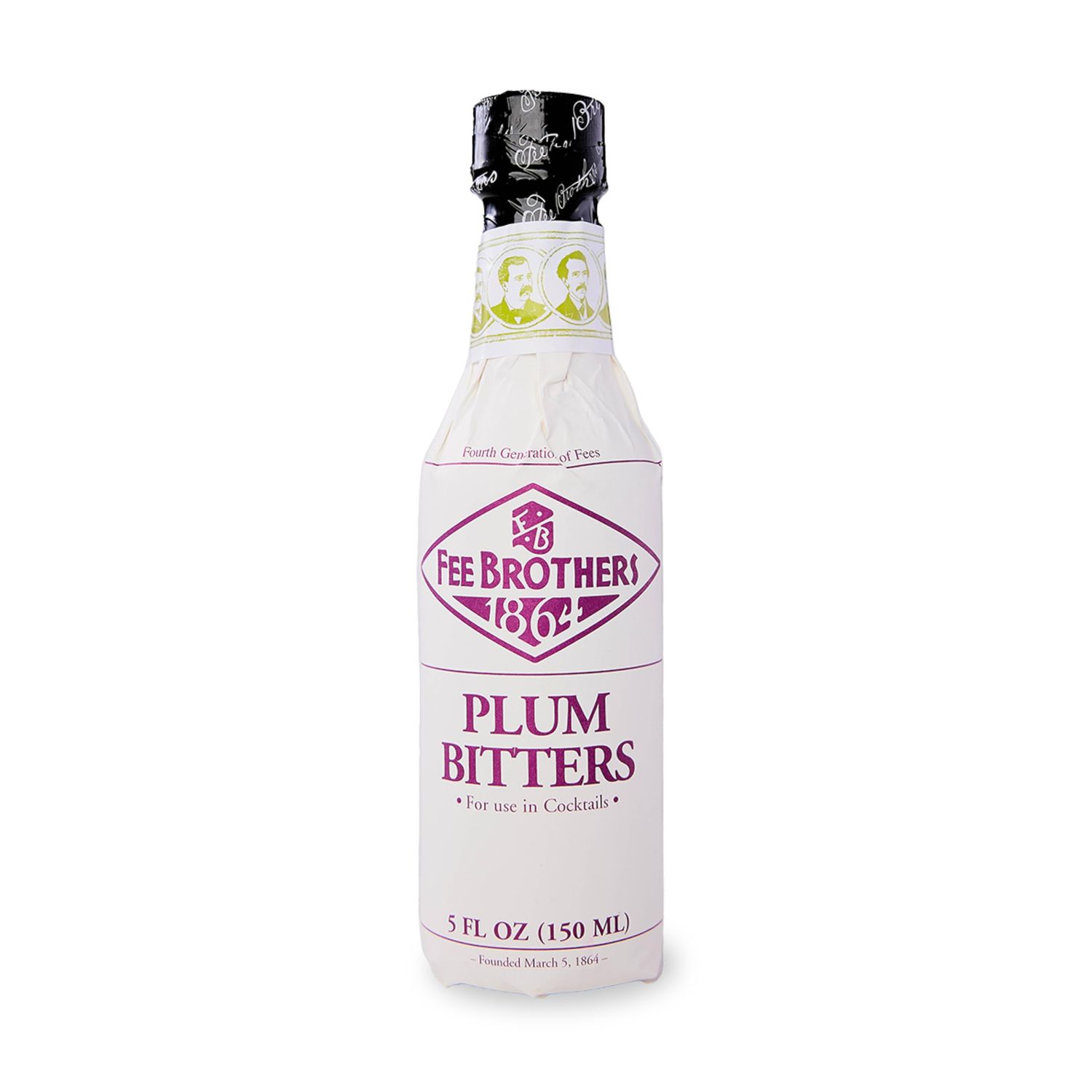Fee Brothers Plum Cocktail Bitters - Aromatic Cocktail Mixer &amp; Concentrated Flavoring, Gluten Free, Vegan-Friendly, 5 fl oz