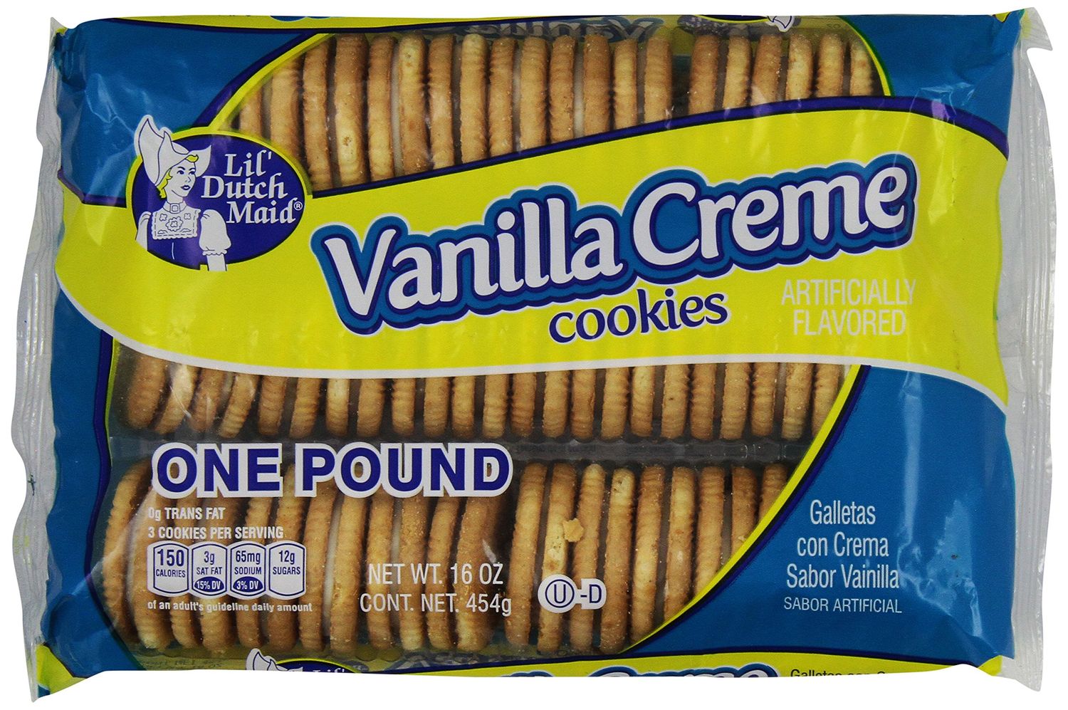 Little Dutch Maid Vanilla Creme Cookies, 16 Ounce