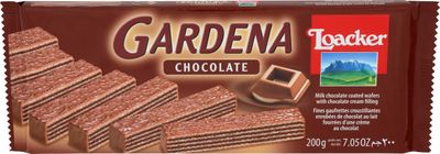 Loacker Gardena Chocolate Enrobed Wafers, 200g7.05oz.