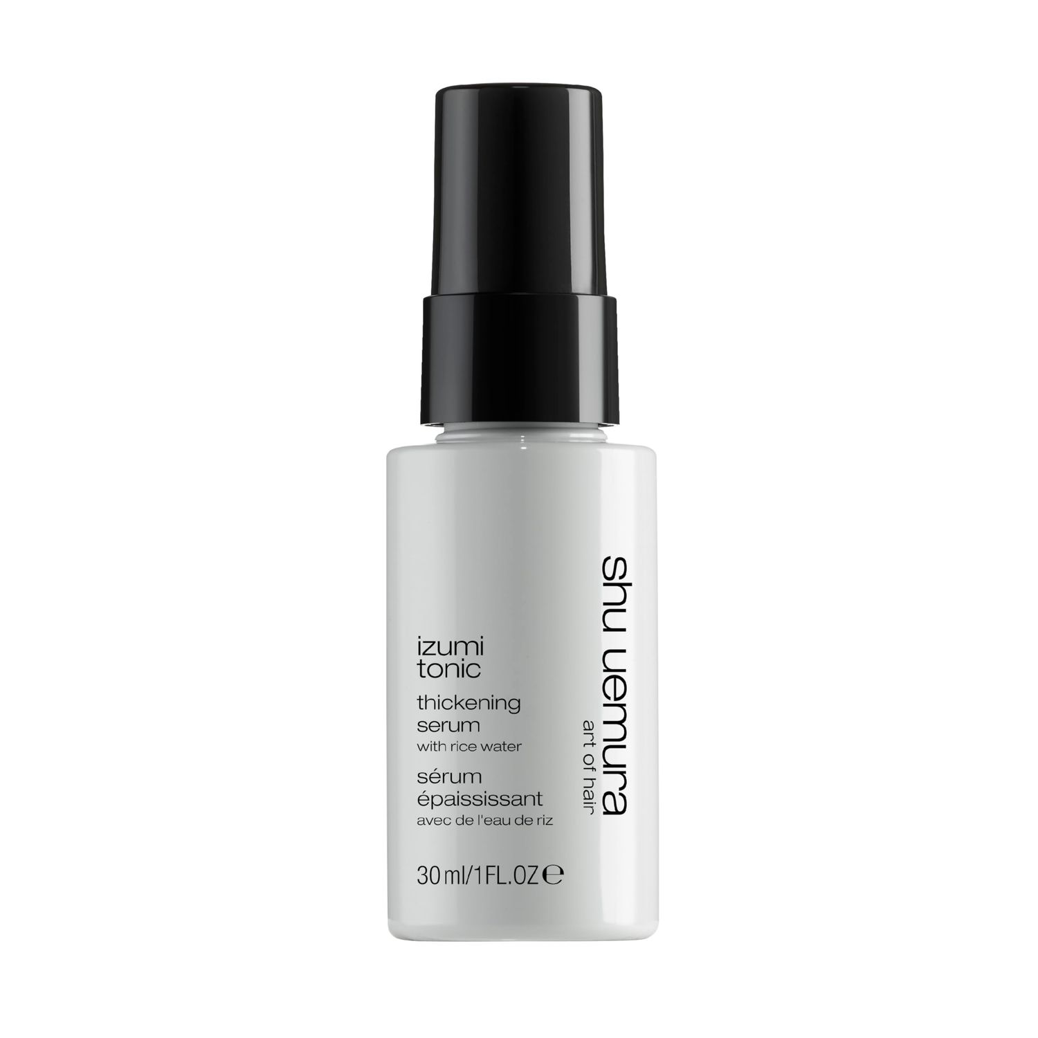 shu uemura art of hair Izumi Tonic Strengthening &amp; Thickening Rice Water Serum - Hydrates &amp; Repairs Damaged Hair, Softens and Adds Shine, With Japanese Rice Water, 1 Fl Oz