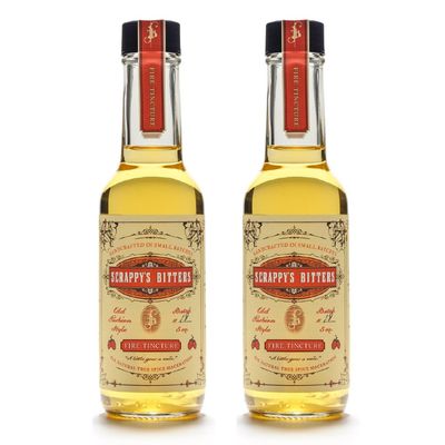 Scrappy&#39;s Bitters - Fire Tincture, 5 oz - Organic Ingredients, Finest Herbs &amp; Zests, No Extracts, Artificial Flavors, Chemicals or Dyes. Made in the USA! 2 Pack