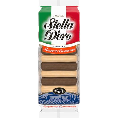 Stella D&#39;oro Cookies, Margherite Combination Chocolate &amp; Vanilla Cookies, 12 Oz
