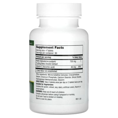 Mushroom Wisdom Super Extract, Reishi, 120 Count