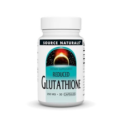 Source Naturals Glutathione, Supplement for Liver Support, 250mg - 30 Capsules