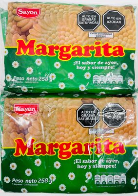 Galletas Margarita Traditional Peruvian Cookies 258g - Pack of 2