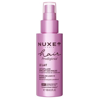 Nuxe Hair Prodigieux Detangling &amp; Heat Protectant Leave-In Spray. 446F Heat Protection, Adds Shine. Vegan &amp; Silicone-Free, 3.3 fl oz